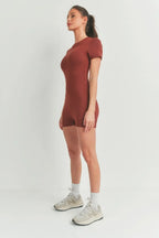 Solid Color Bodycon Jumpsuit | Mixtshop LLC