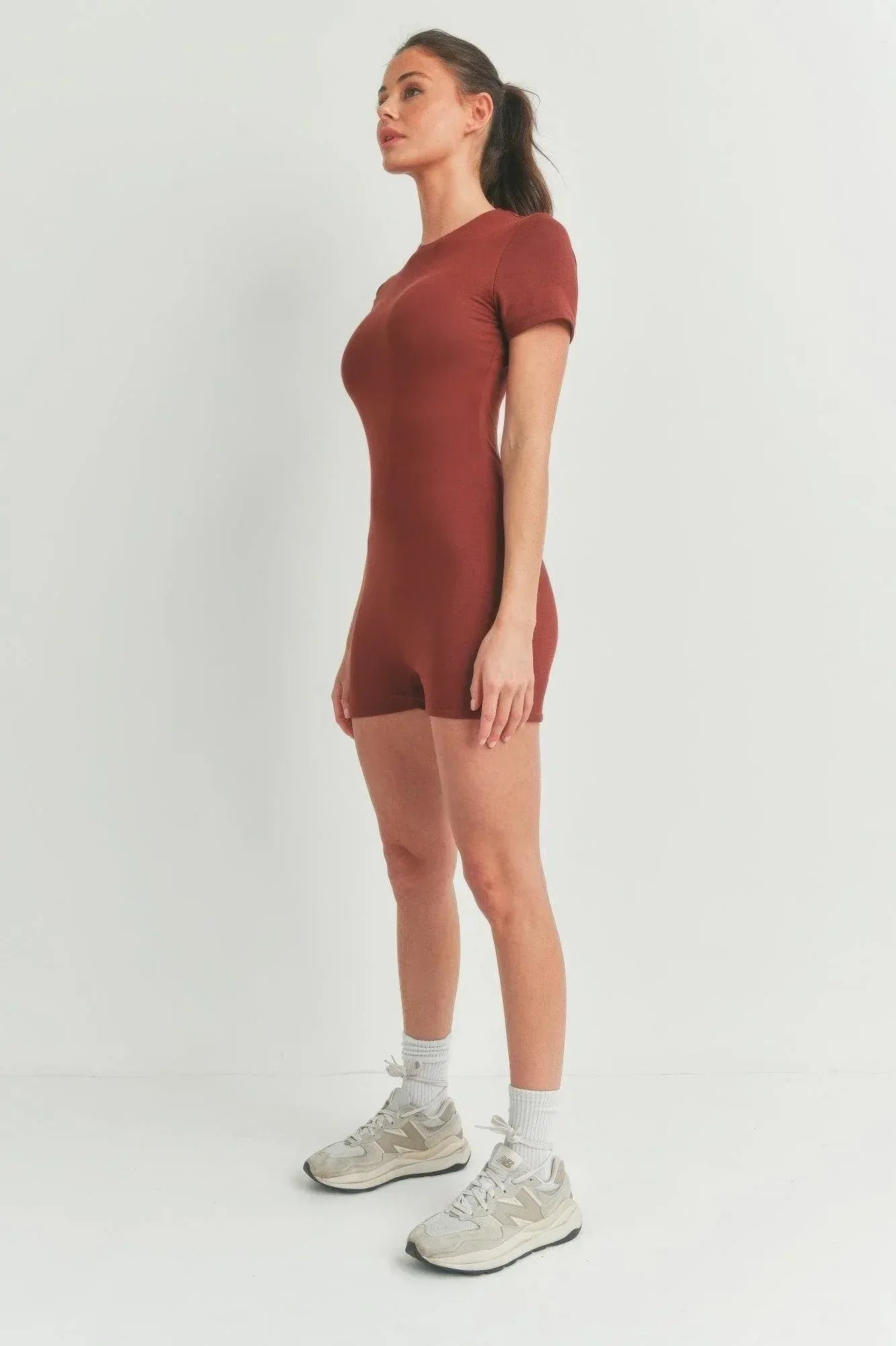 Solid Color Bodycon Jumpsuit | Mixtshop LLC