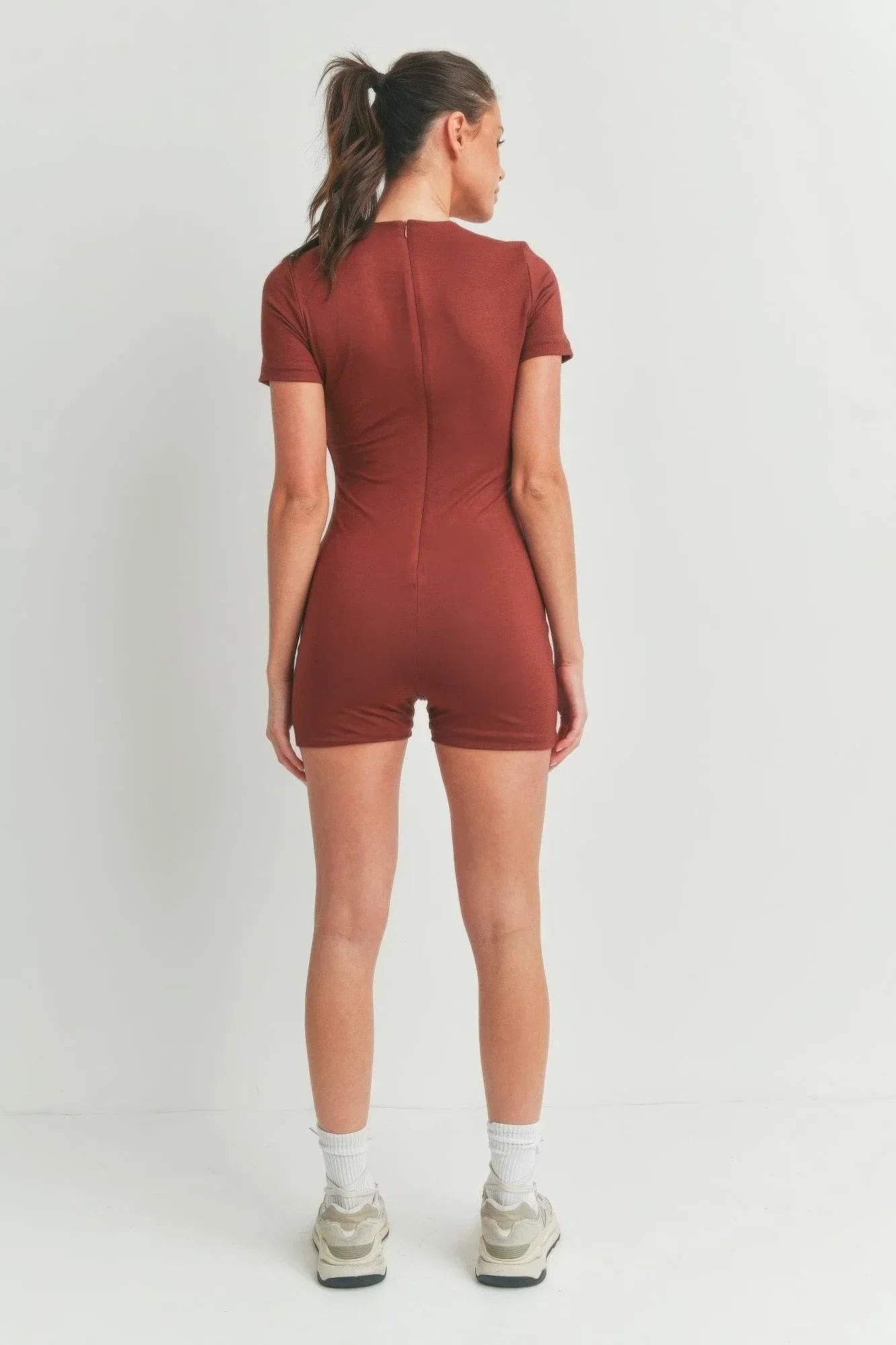 Solid Color Bodycon Jumpsuit | Mixtshop LLC