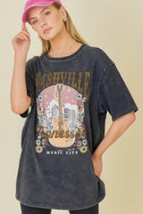 Washing Nashville Music City Graphic T-shirts | Mixtshop LLC