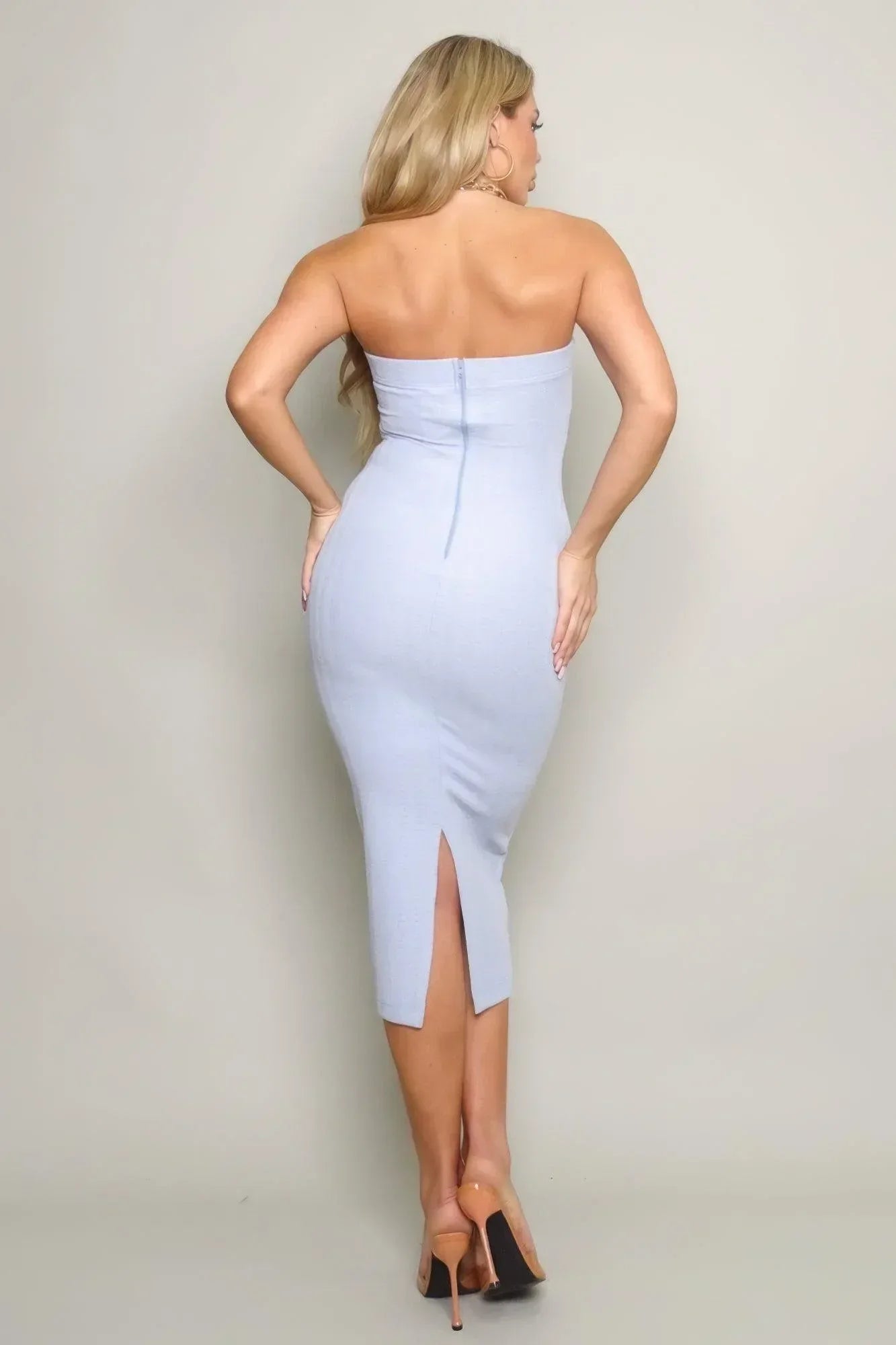 Knit Tube Midi Dress | Mixtshop LLC