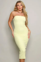 Knit Tube Midi Dress | Mixtshop LLC