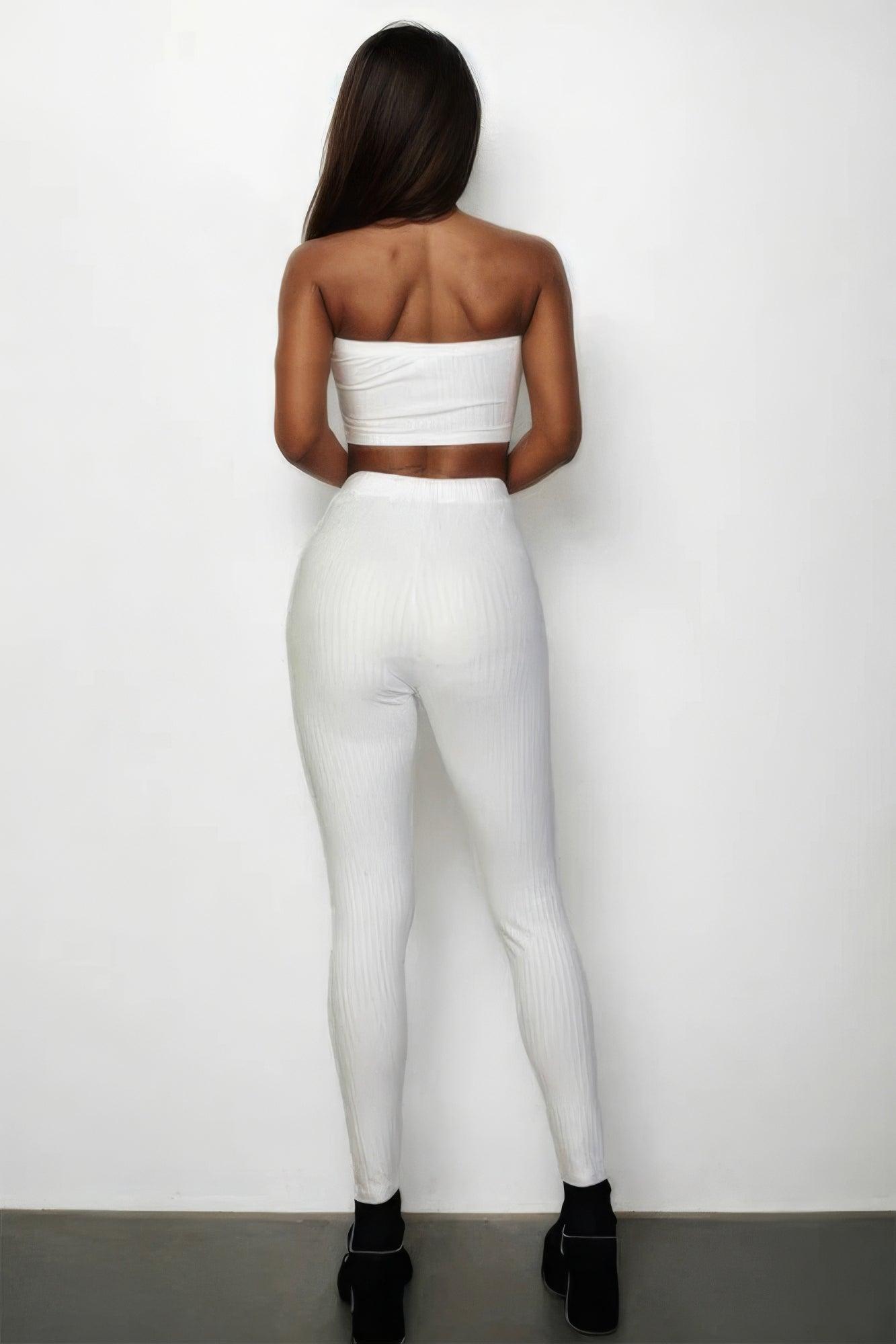 Ribbed Tube Top & Leggings Set | Mixtshop LLC