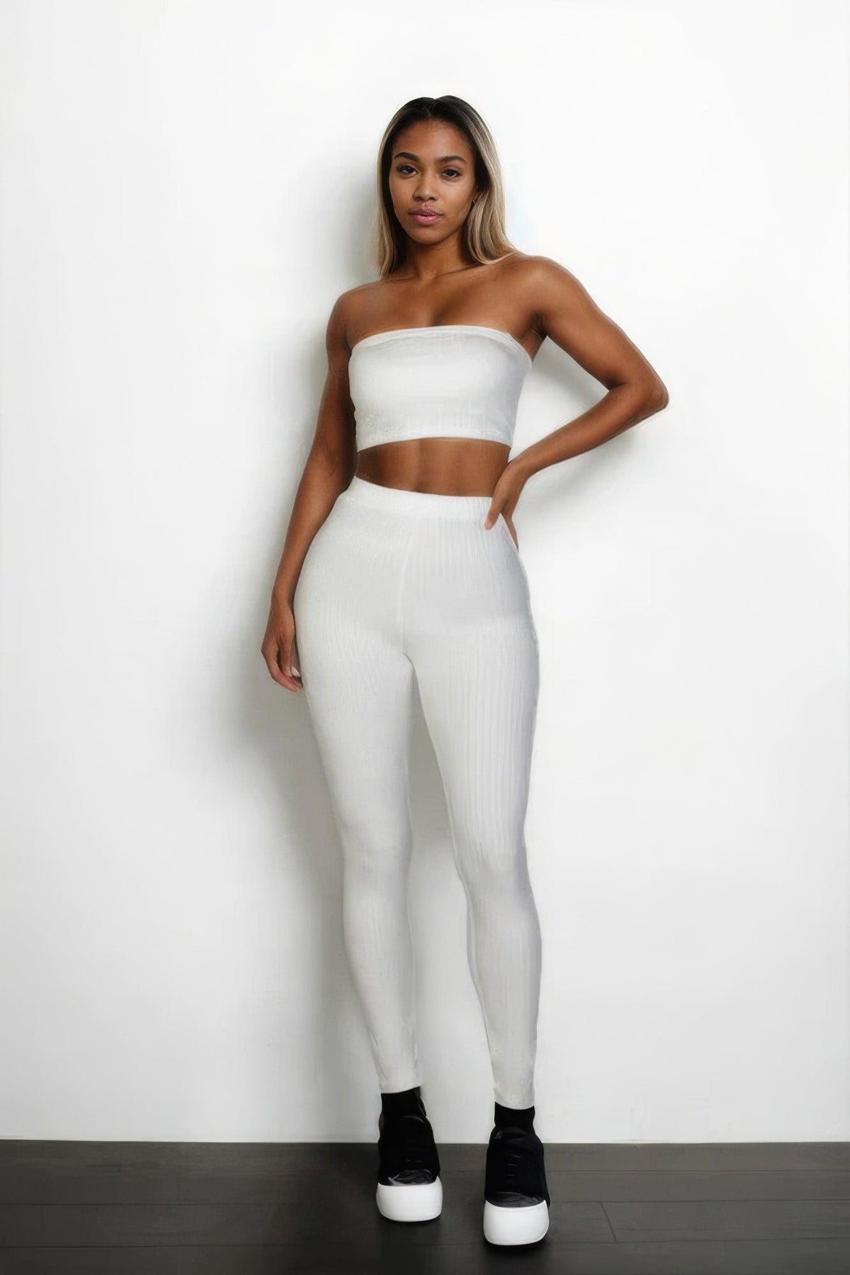 Ribbed Tube Top & Leggings Set | Mixtshop LLC
