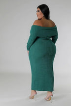 Off Shoulders Stretch Dress | Mixtshop LLC