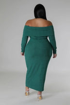 Off Shoulders Stretch Dress | Mixtshop LLC