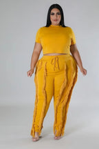 Crop Top Two-piece Set | Mixtshop LLC