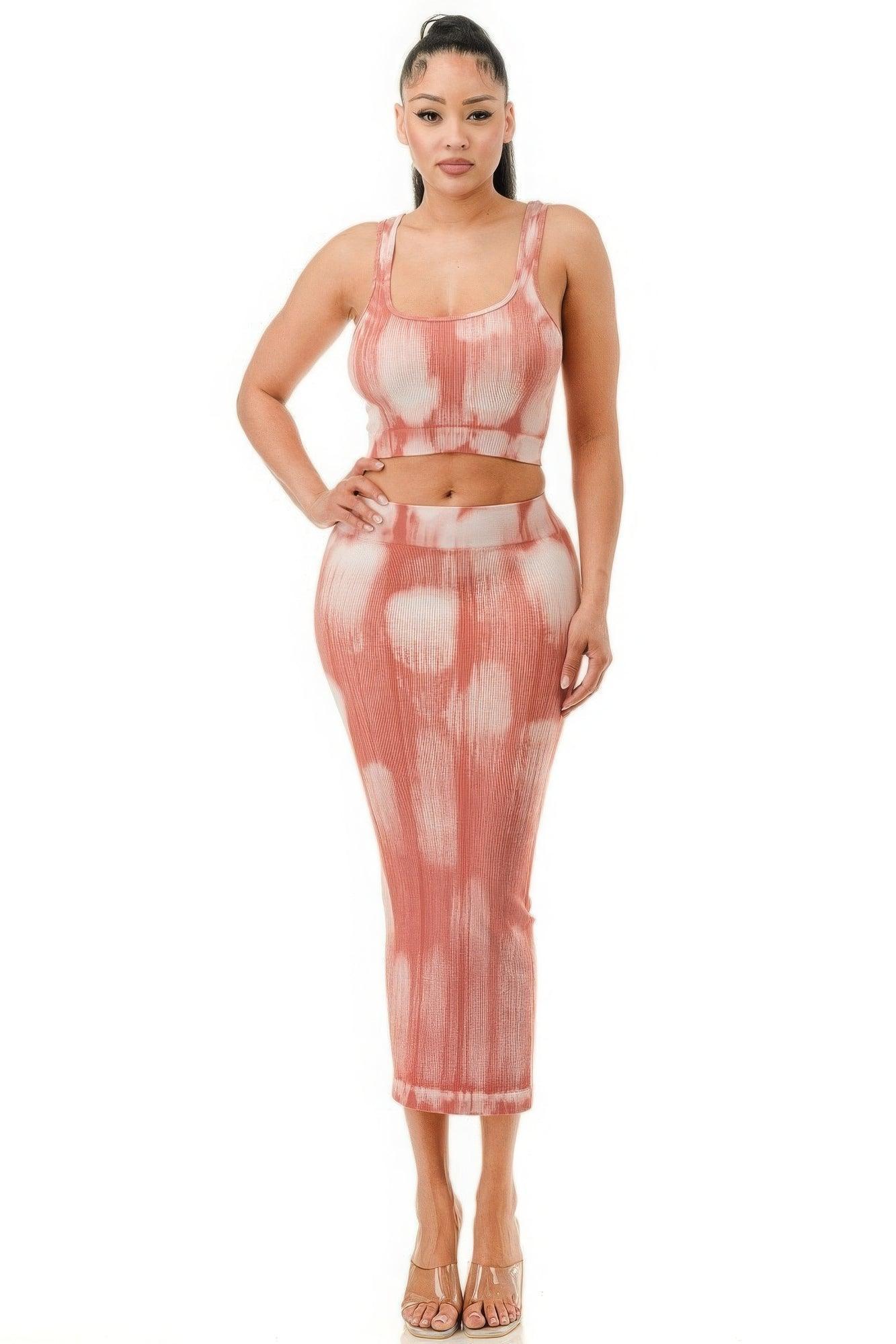 Mineral Wash Skirt Set | Mixtshop LLC Main image