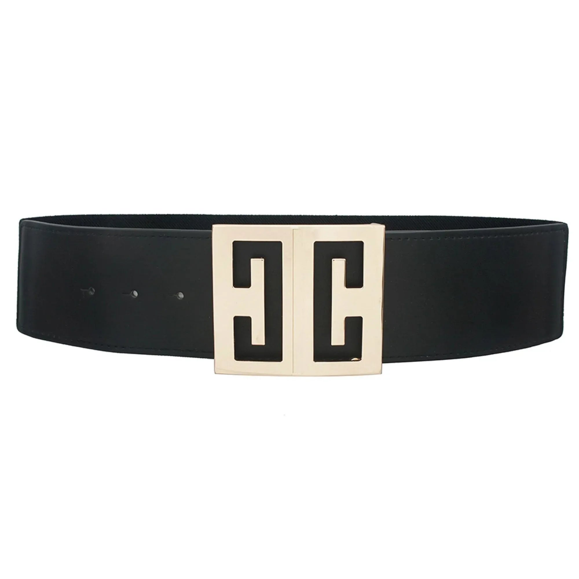 Mirror Cut Out Square Buckle Belt | Mixtshop LLC Main image