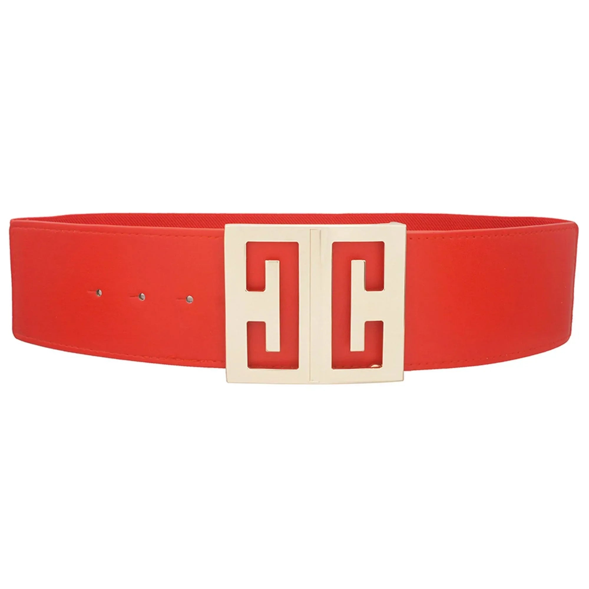 Mirror Cut Out Square Buckle Belt Secondary image