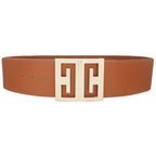 Mirror Cut Out Square Buckle Belt | Mixtshop LLC
