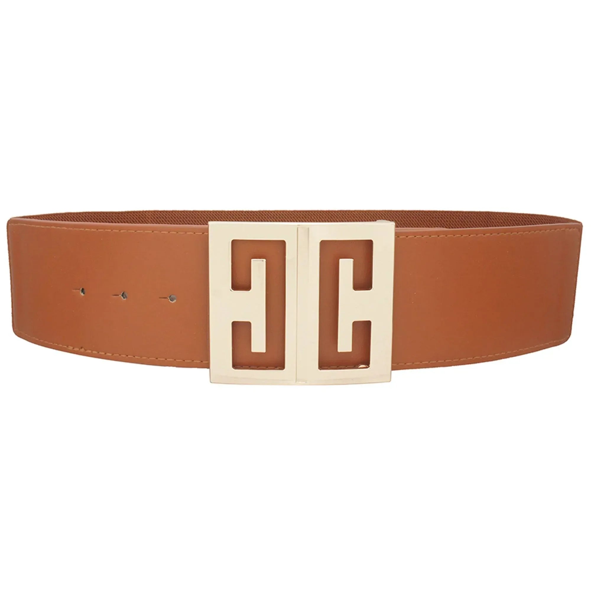 Mirror Cut Out Square Buckle Belt | Mixtshop LLC