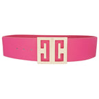 Mirror Cut Out Square Buckle Belt | Mixtshop LLC