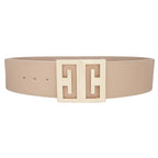 Mirror Cut Out Square Buckle Belt | Mixtshop LLC