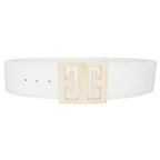Mirror Cut Out Square Buckle Belt | Mixtshop LLC