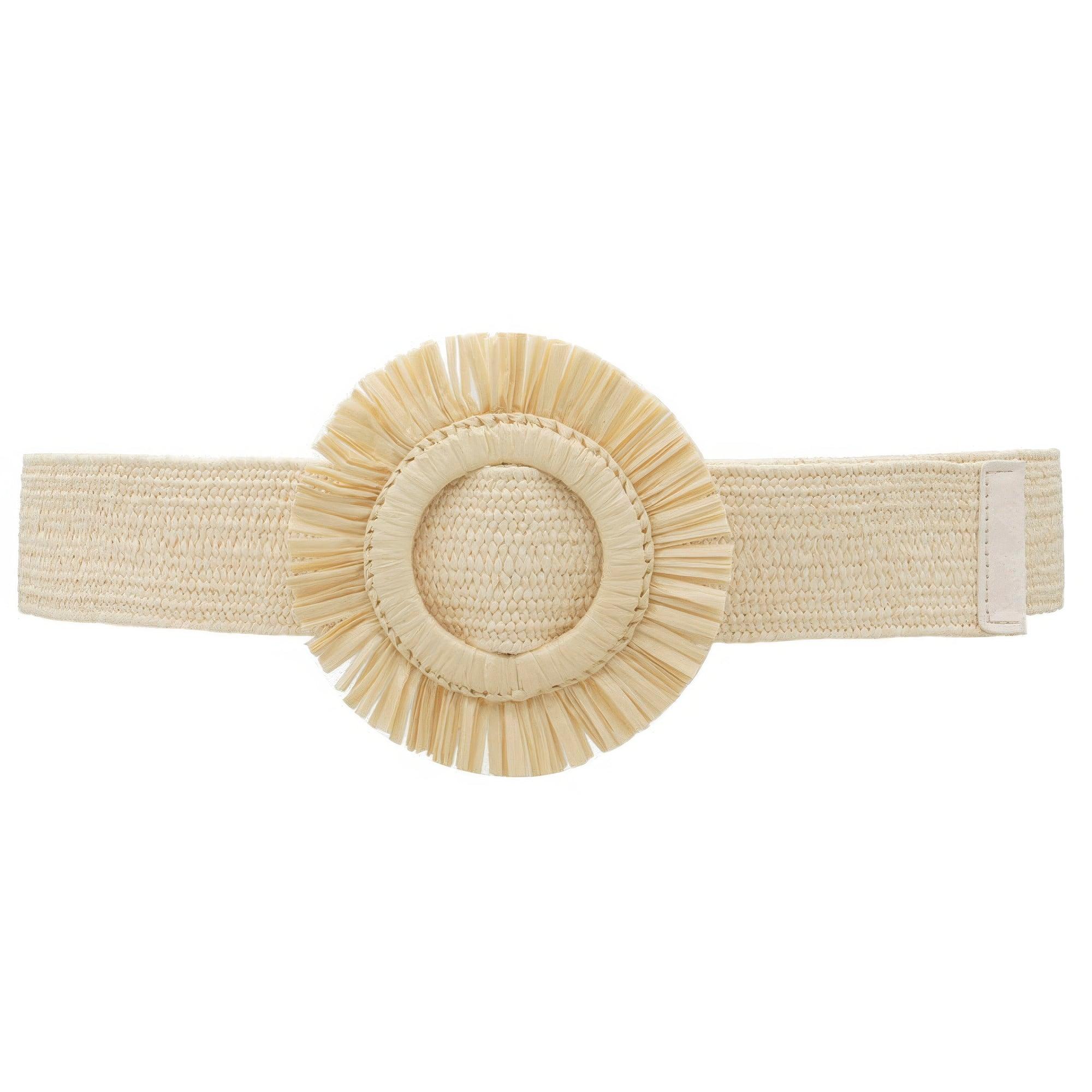 Fringe Circle Straw Belt | Mixtshop LLC