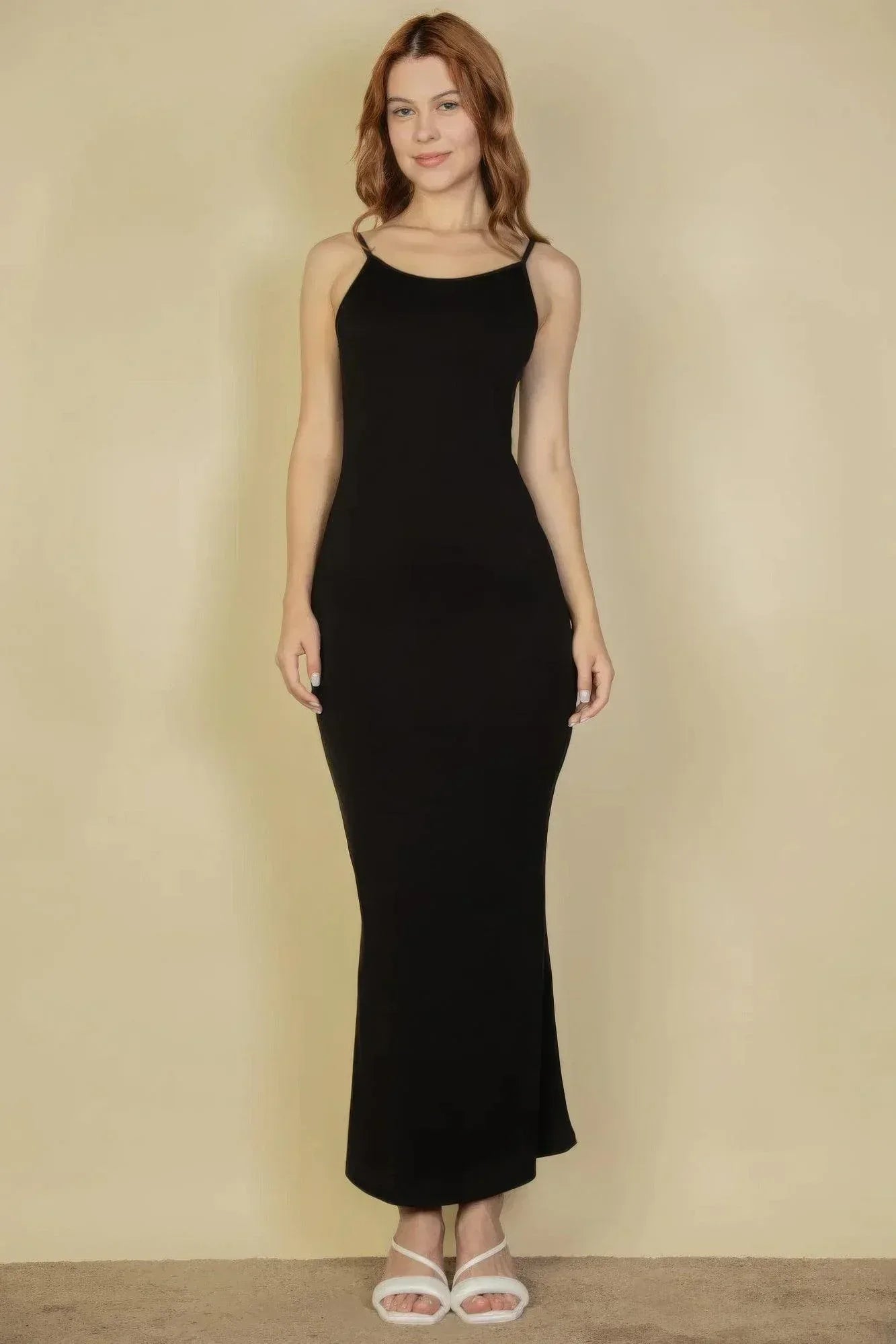 Ribbed Mermaid Hem Camisole Maxi Dress | Mixtshop LLC Main image