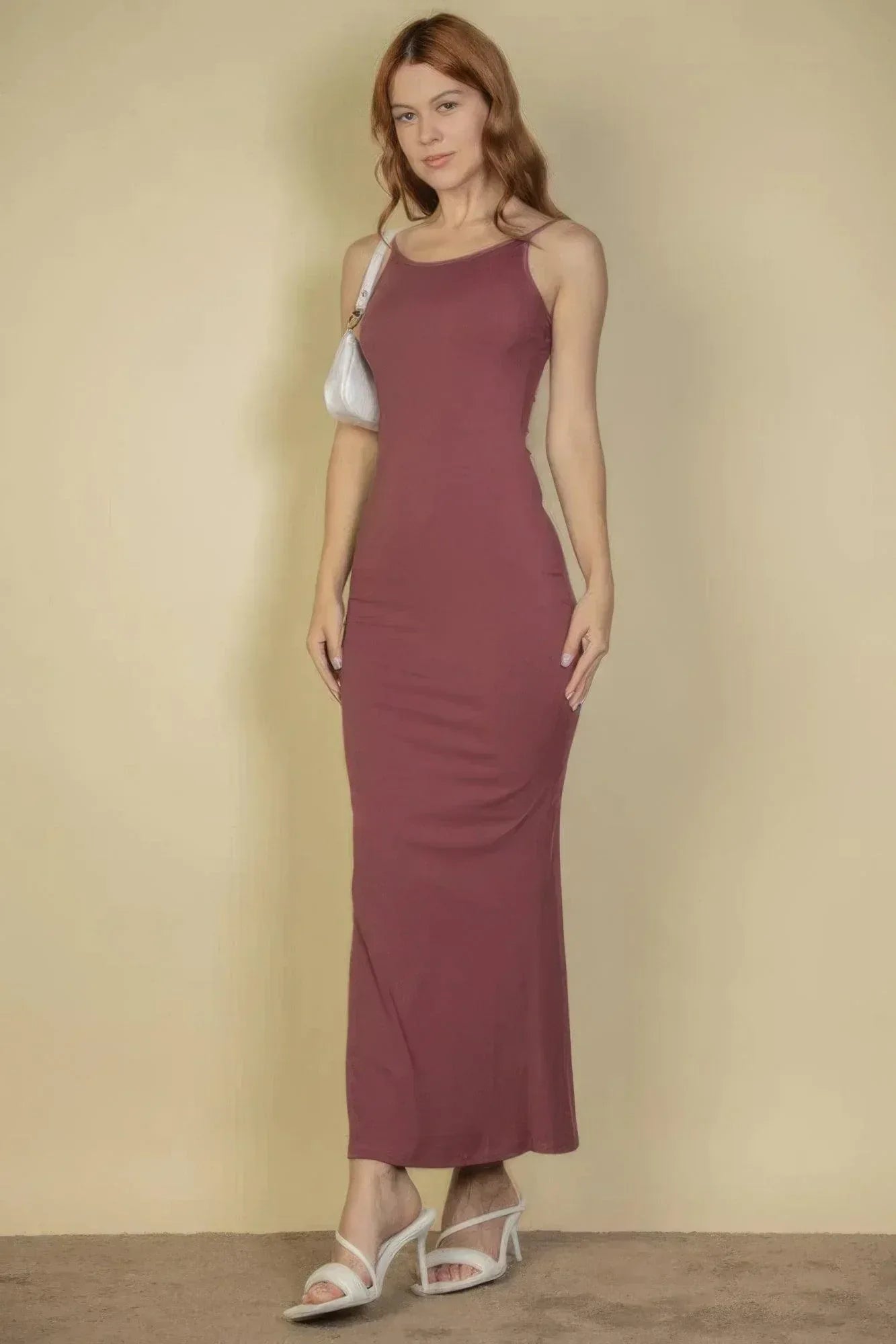 Ribbed Mermaid Hem Camisole Maxi Dress | Mixtshop LLC Main image