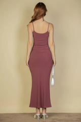 Ribbed Mermaid Hem Camisole Maxi Dress | Mixtshop LLC