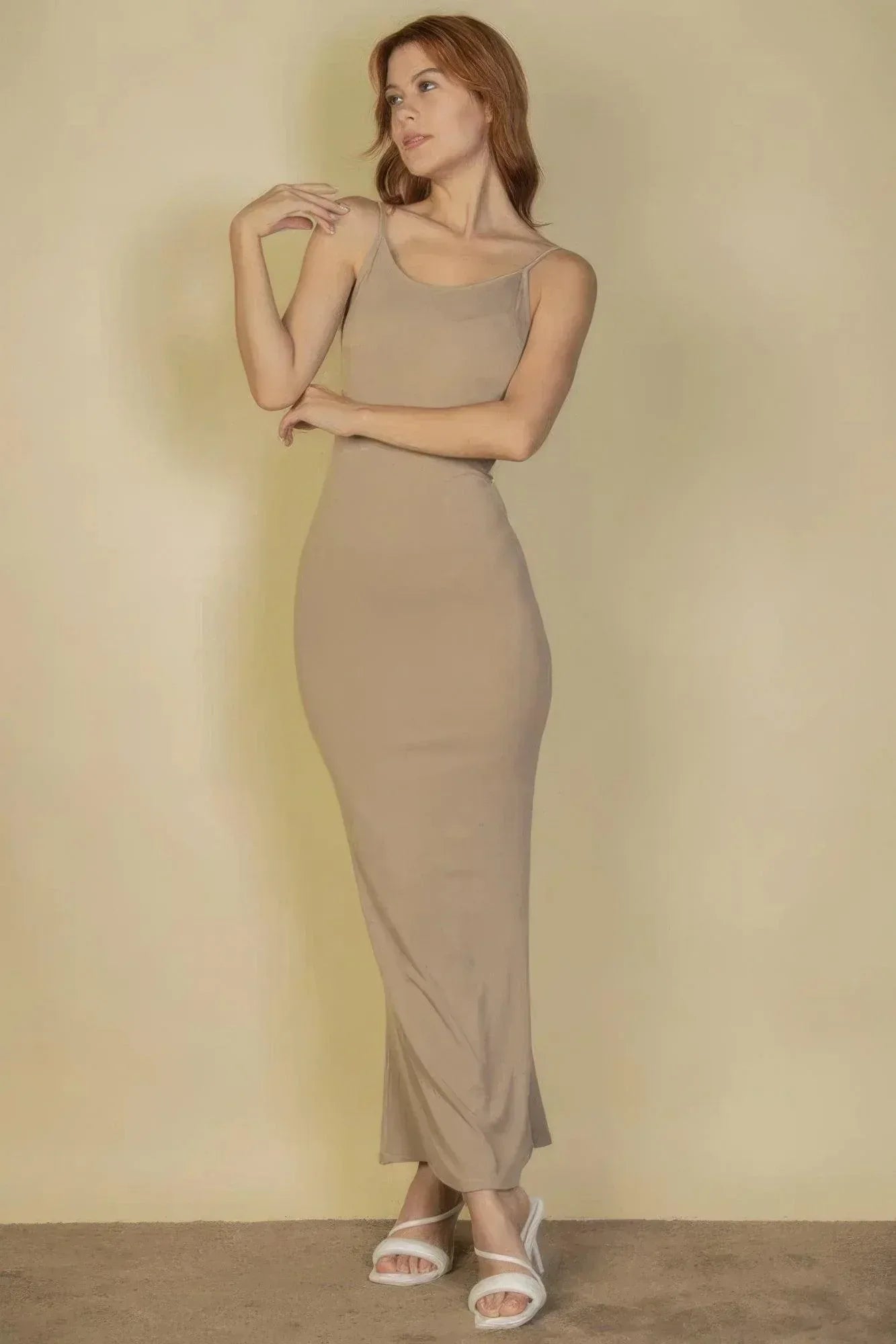 Ribbed Mermaid Hem Camisole Maxi Dress Secondary image
