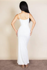 Ribbed Mermaid Hem Camisole Maxi Dress | Mixtshop LLC