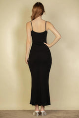 Ribbed Mermaid Hem Camisole Maxi Dress | Mixtshop LLC