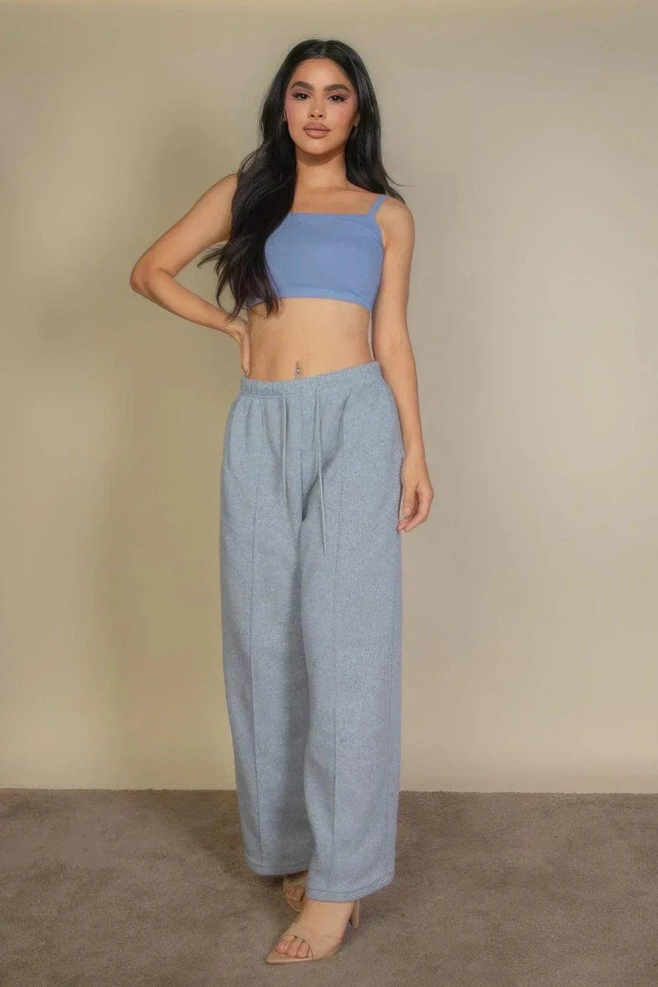 Ribbed Knit Cami Crop Top Secondary image