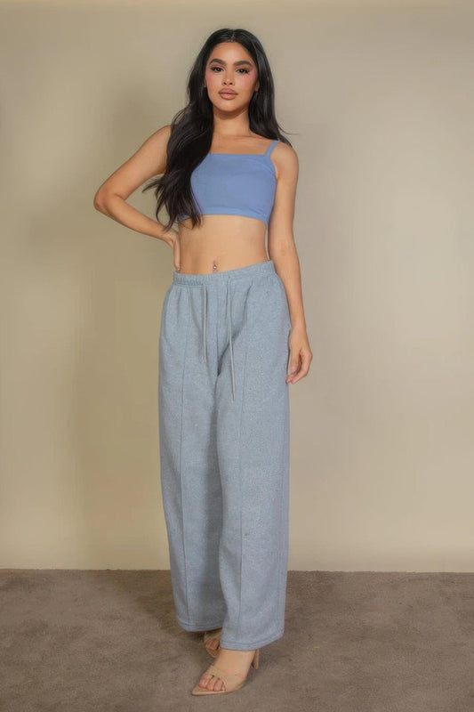 Ribbed Knit Cami Crop Top | Mixtshop LLC