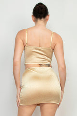 Sweetheart Bustier Rhinestones Crop Top | Mixtshop LLC