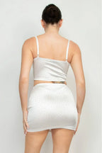 Sweetheart Bustier Rhinestones Crop Top | Mixtshop LLC