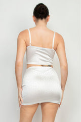 Sweetheart Bustier Rhinestones Crop Top | Mixtshop LLC