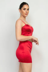 Sweetheart Bustier Rhinestones Crop Top | Mixtshop LLC