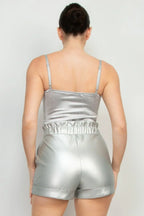 Sweetheart Bustier Rhinestones Crop Top | Mixtshop LLC