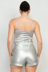 Sweetheart Bustier Rhinestones Crop Top | Mixtshop LLC