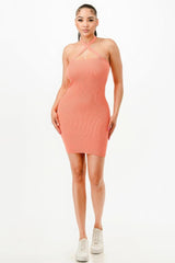Halter Neck Bodycon Dress | Mixtshop LLC