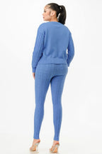 Cable Sweater Cardigan 2pc Set | Mixtshop LLC