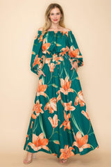Off Shoulder Top And Wide Pants Set | Mixtshop LLC