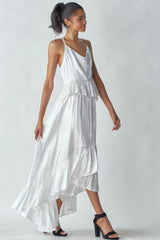 Shimmering Dress With Ruffles | Mixtshop LLC