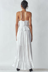 Shimmering Dress With Ruffles | Mixtshop LLC