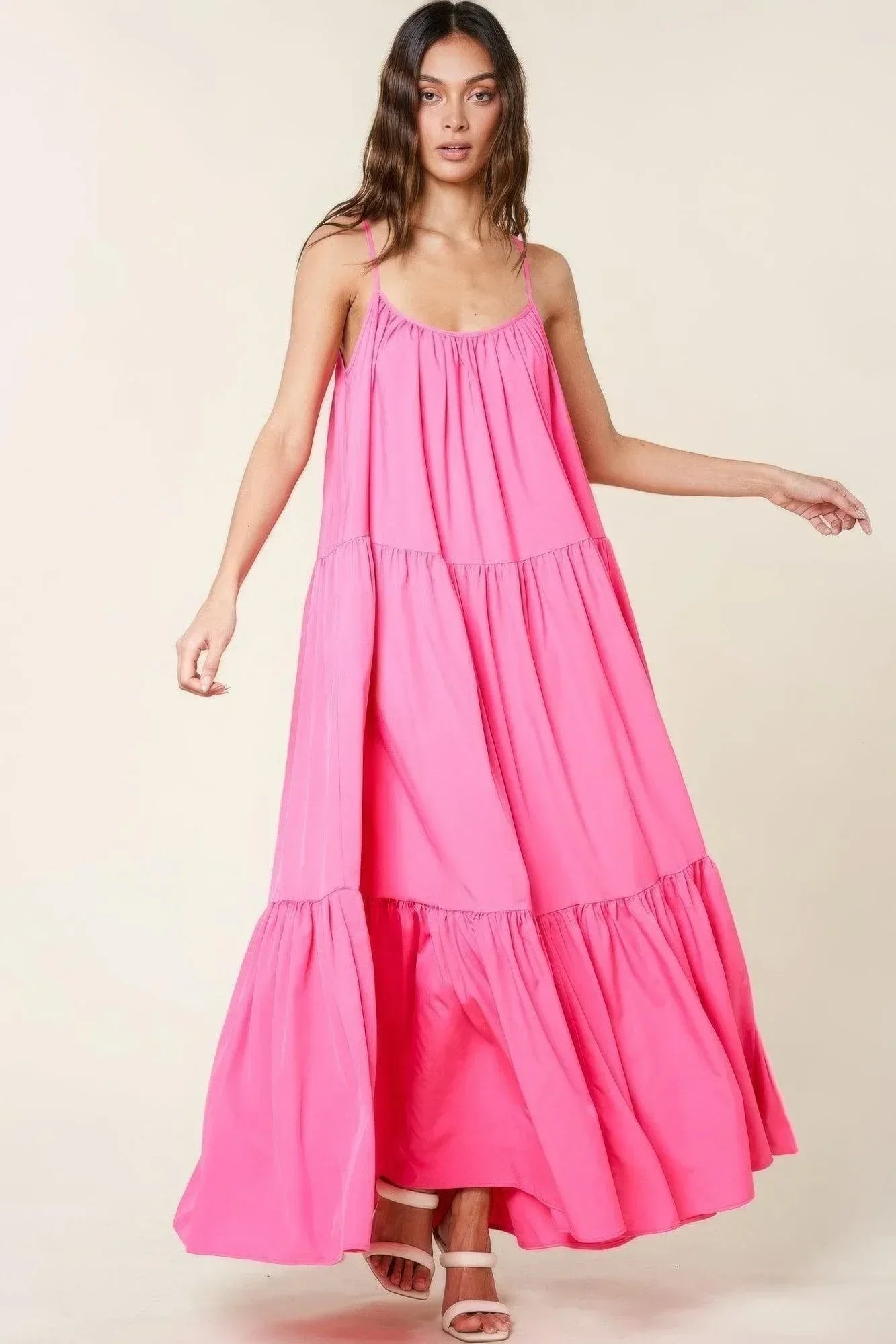 Maxi Sun Dress With Pockets | Mixtshop LLC Main image
