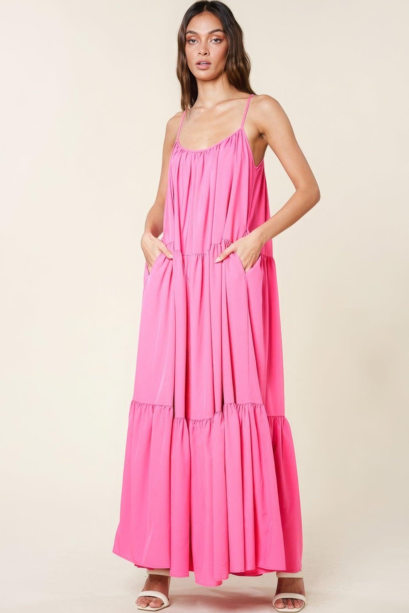 Maxi Sun Dress With Pockets | Mixtshop LLC
