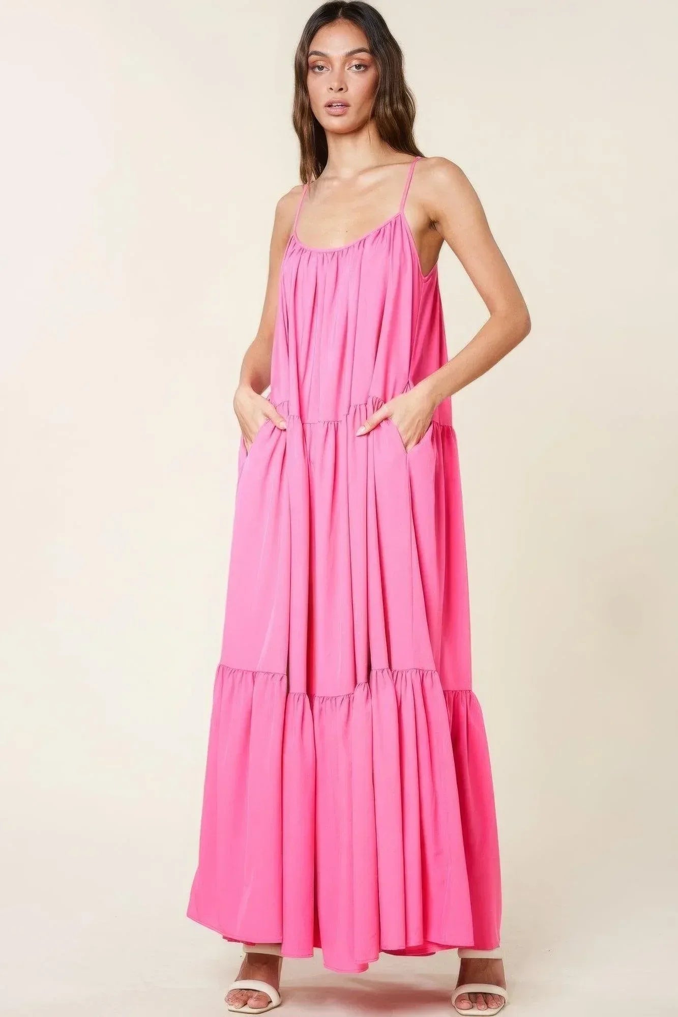 Maxi Sun Dress With Pockets | Mixtshop LLC