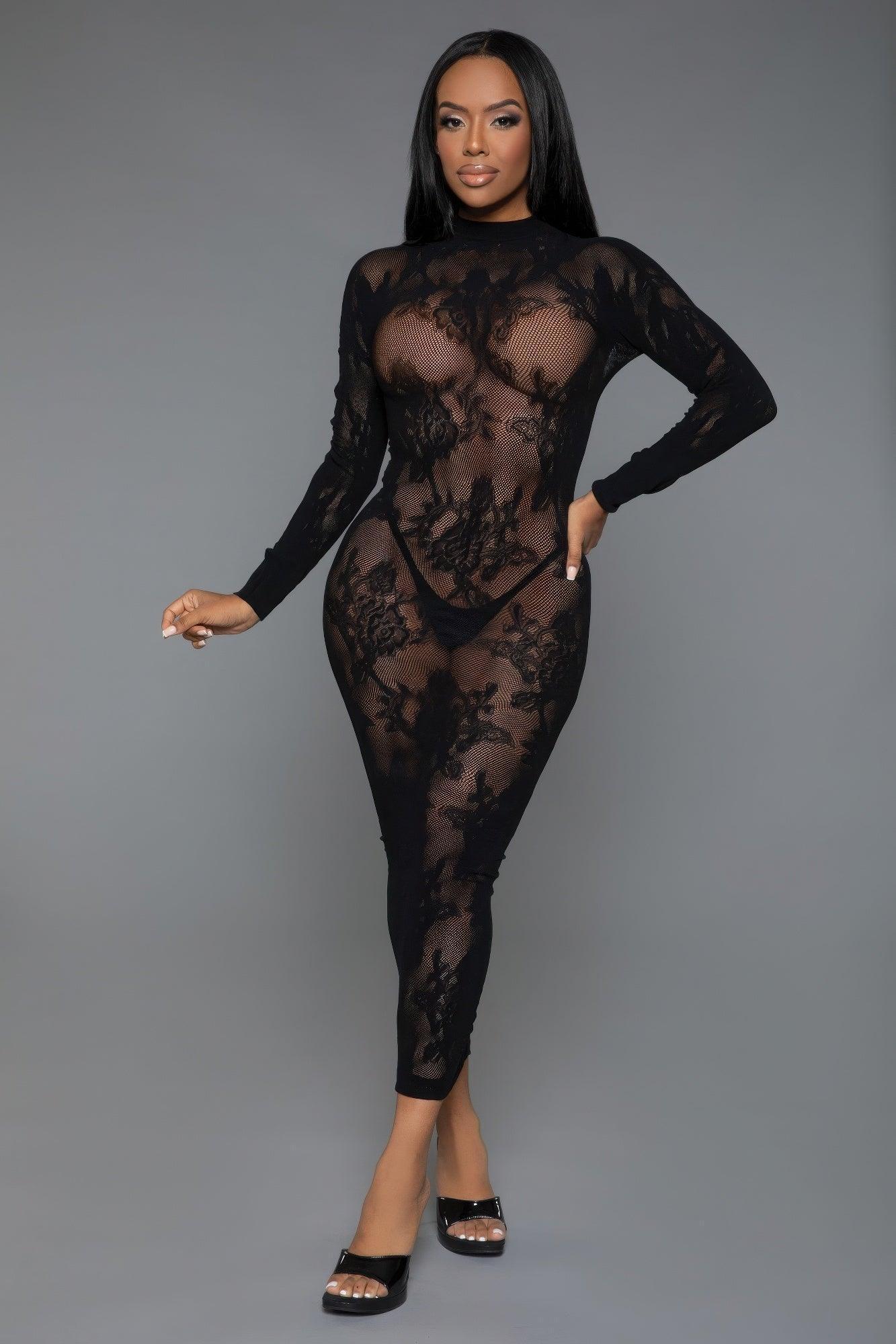 Long Sleeve Innocent Touch Laced Dress Secondary image