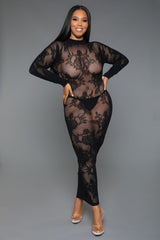 Long Sleeve Innocent Touch Laced Dress | Mixtshop LLC
