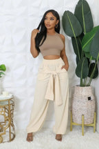 High-waisted Stretch Pants | Mixtshop LLC