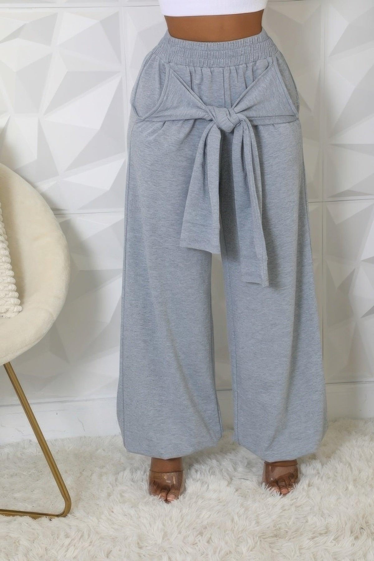 High-waisted Stretch Pants | Mixtshop LLC