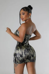 Zipper Closure Stretch Tube Dress | Mixtshop LLC
