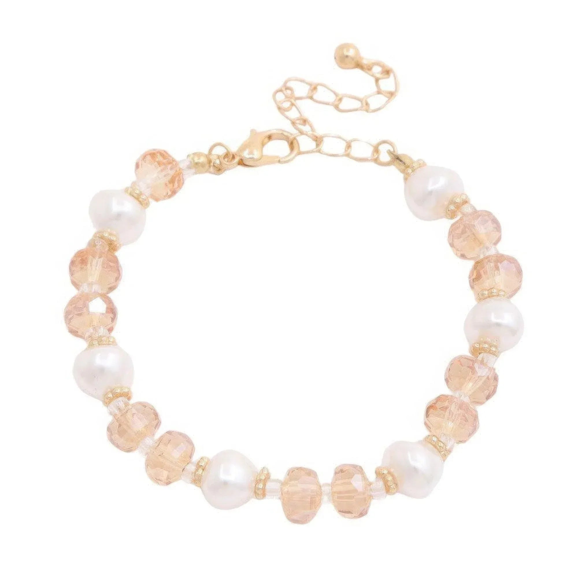 Pearl Beaded Metal Bracelet | Mixtshop LLC