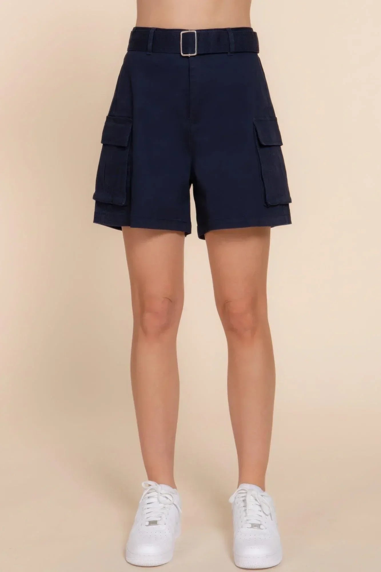 Belted Cargo Shorts | Mixtshop LLC Main image