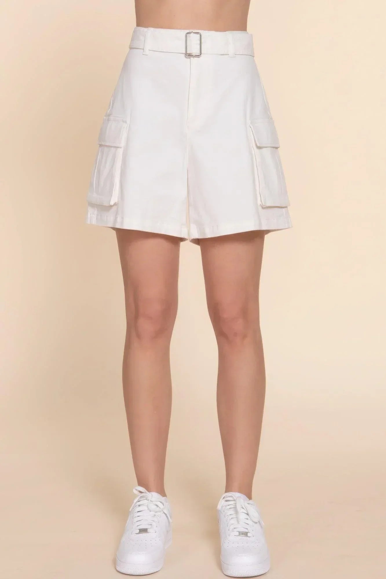 Belted Cargo Shorts | Mixtshop LLC Main image